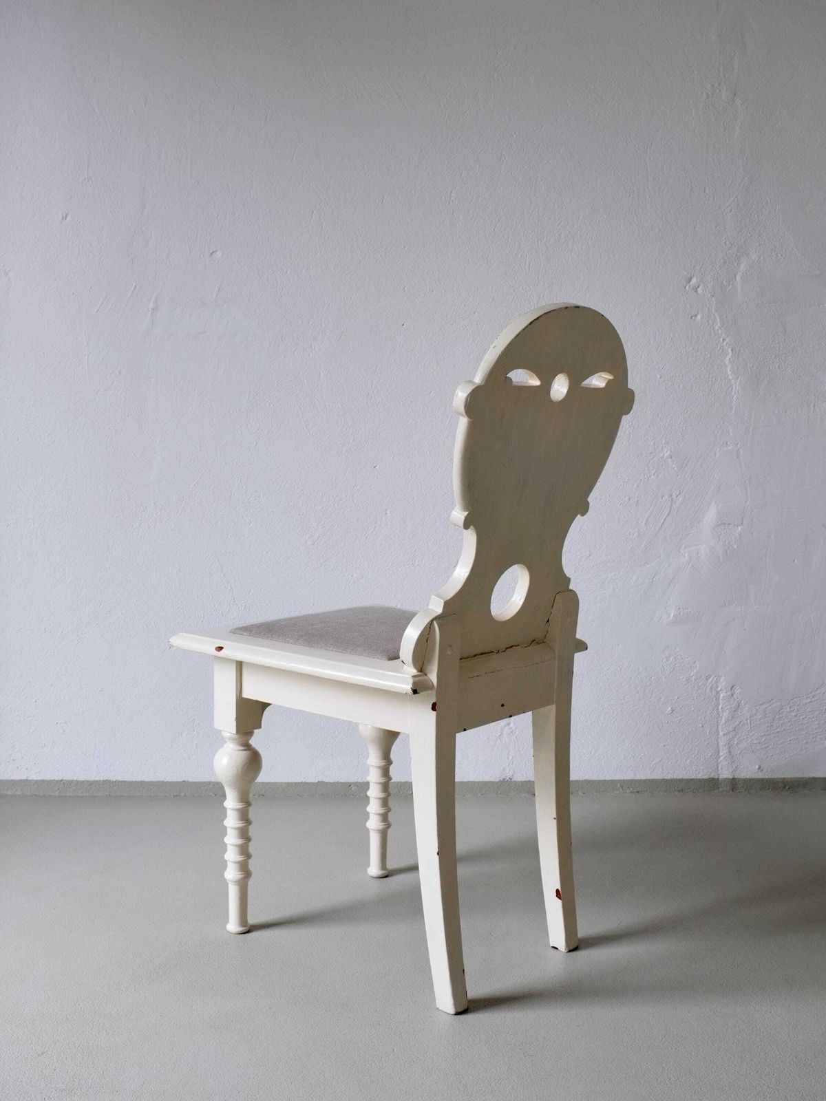 Swedish Folk White Painted Chair | 1of 3 | 1920s photo Furniture