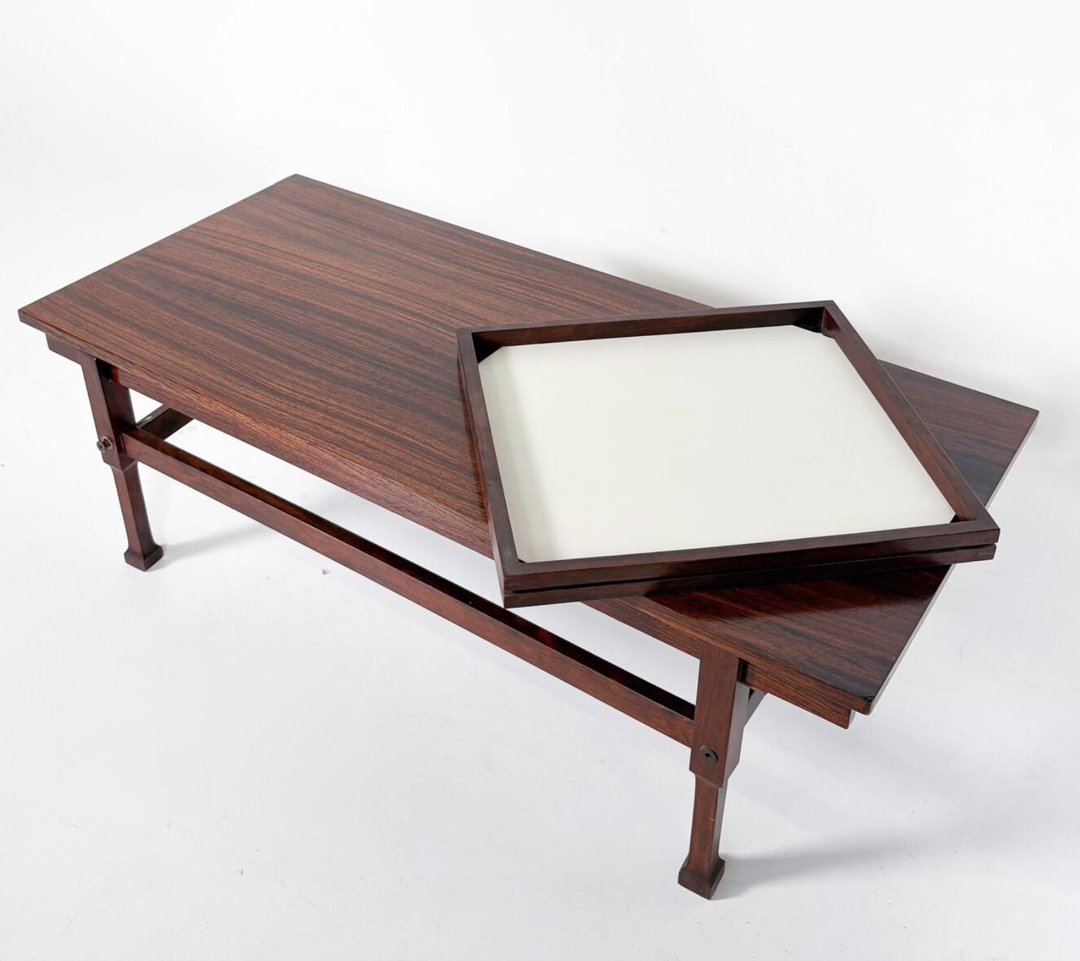 Mid Century Modern Extendable Coffee Table, Italy, 1960s photo Furniture