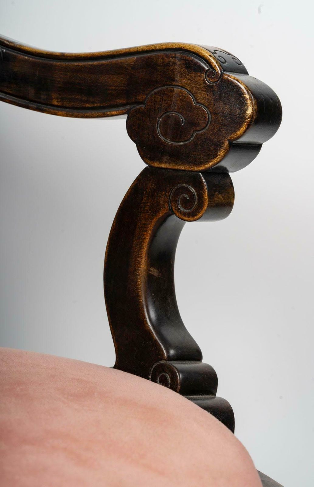Japanese Style Office Armchair, 19th Century. photo Furniture