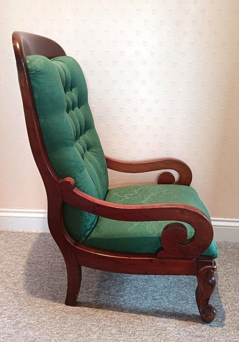 High Quality Victorian Slipper Chair photo buy