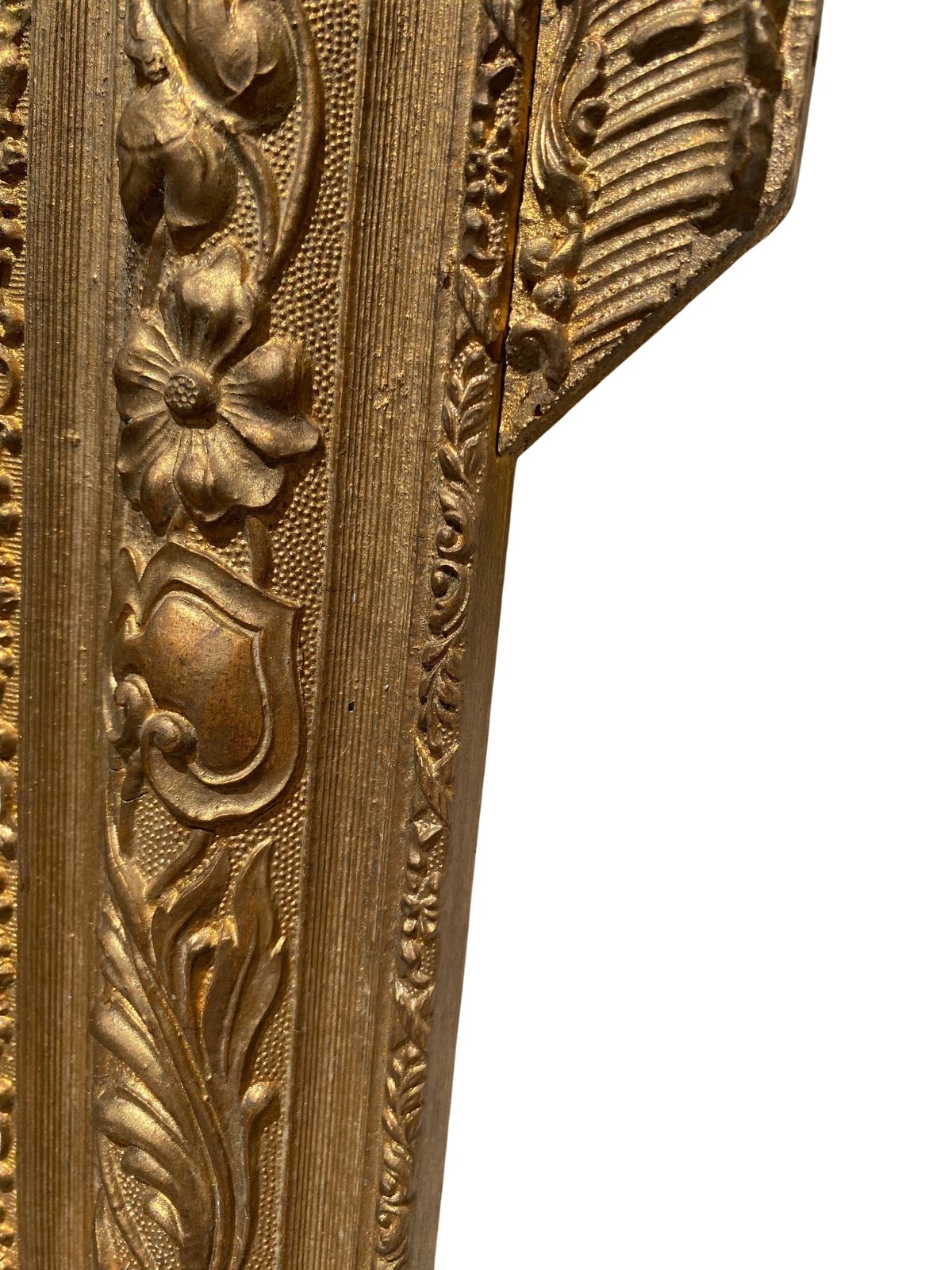 Louis XVI Style Gilded Wood Mantel Mirror   19th Century photo Home Decor