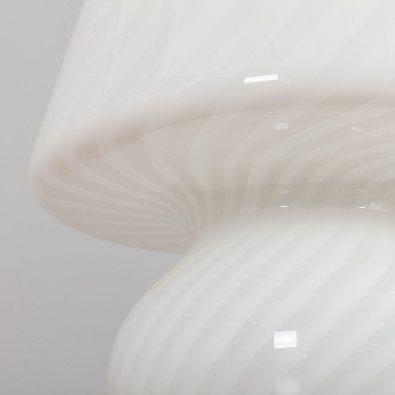 photo furniture Big Mushroom Venini Table Lamp, Murano Swirl Glass, Italy 1960s