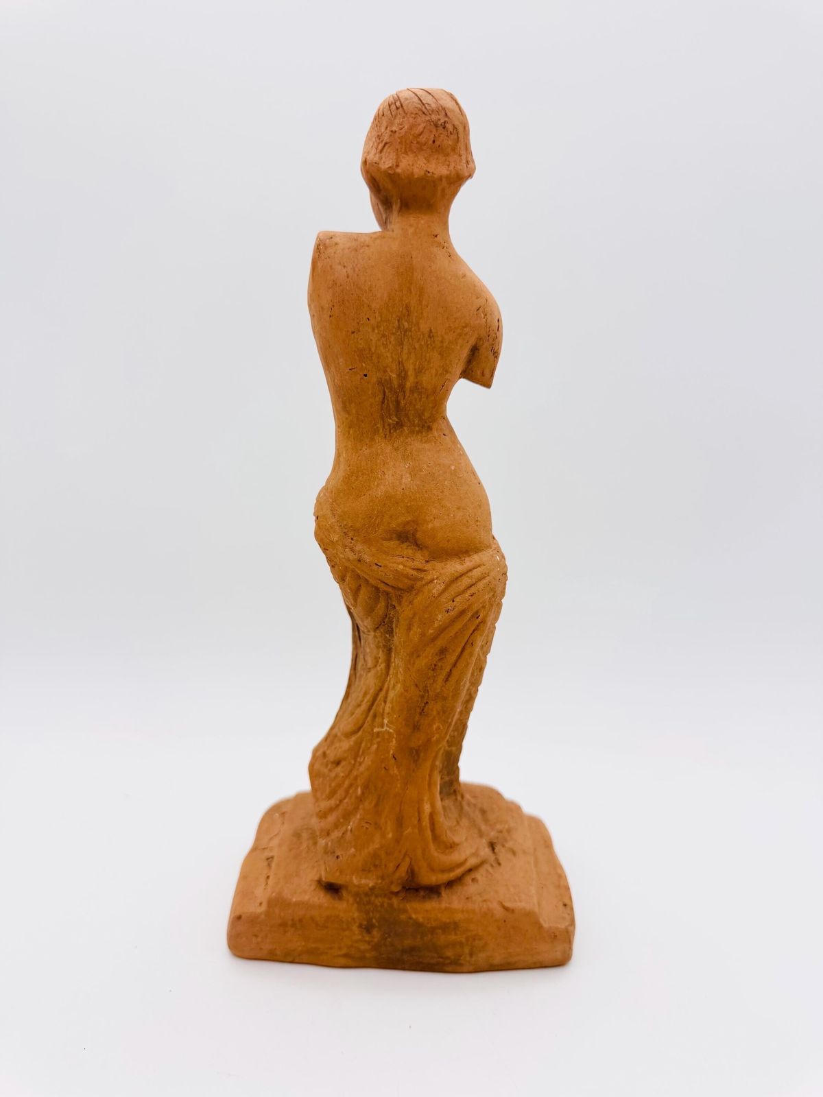 Small Terracotta Venus Ornament, Garden Godess Figurine, Nude Woman Figure photo buy