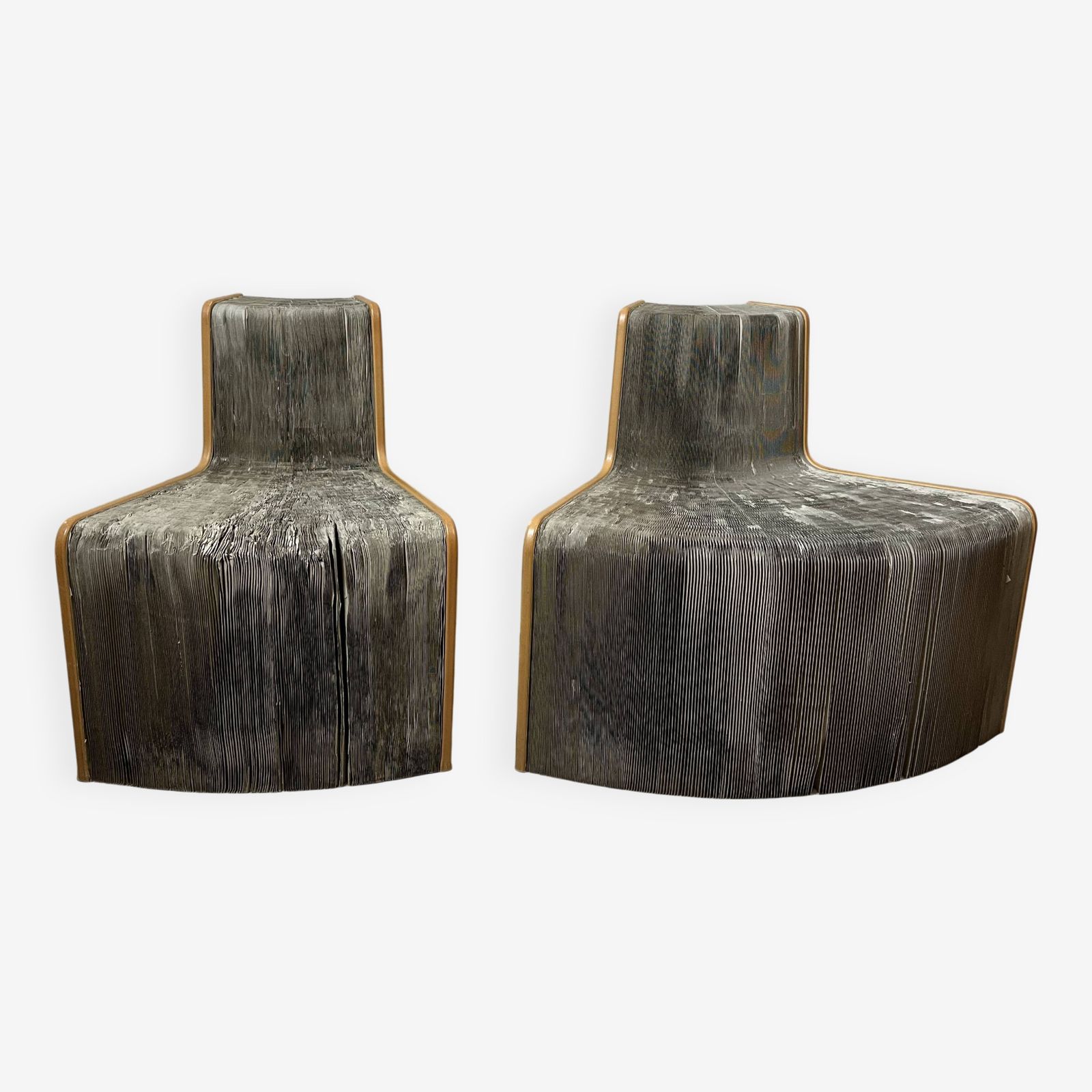 Pair Of The Flexible Love Armchairs