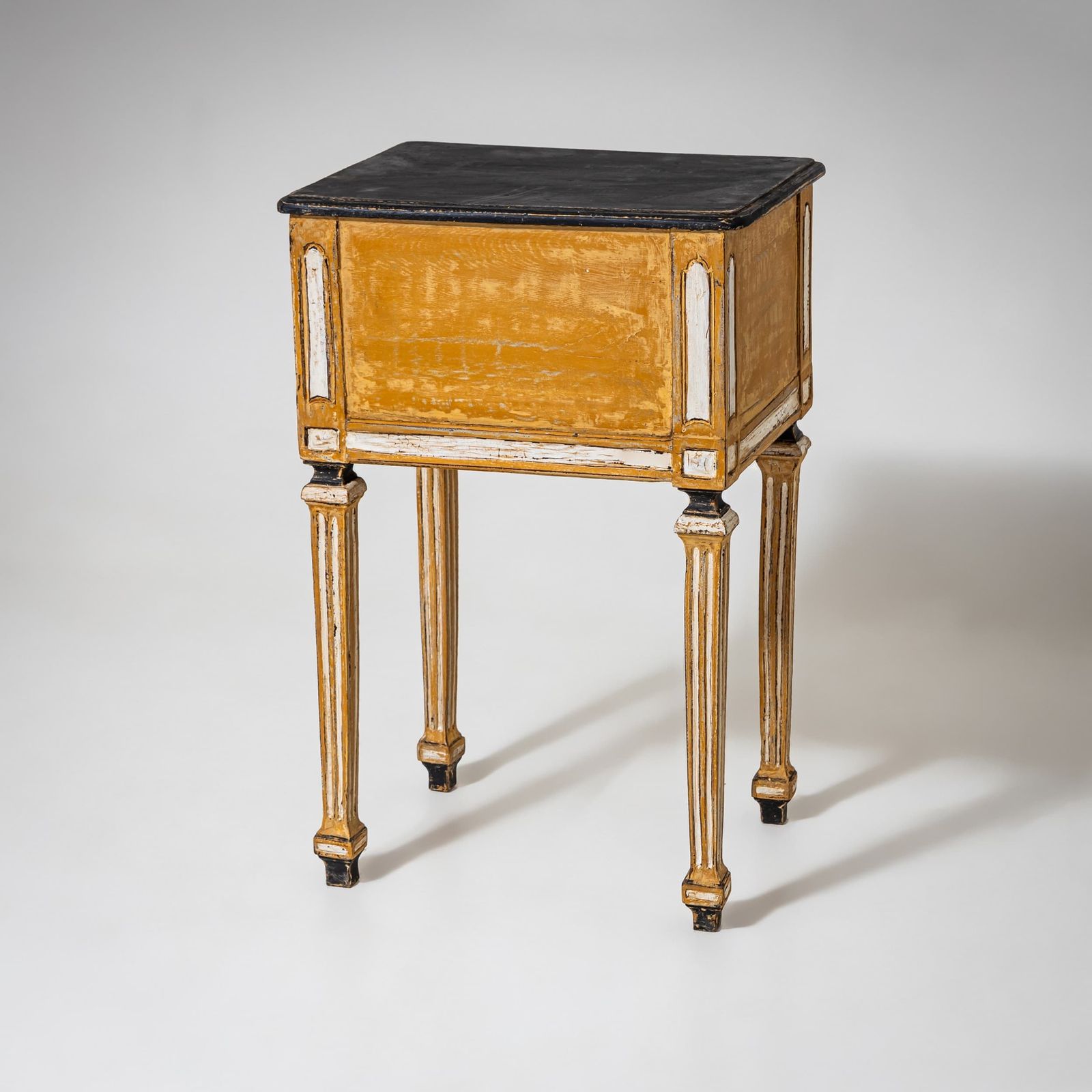 Elegant Bedside Table Around 1800 photo vintage