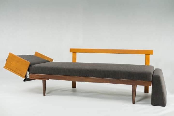 photo for sale Svanette Daybed In Teak, Scandinavian Mid Century 1960s