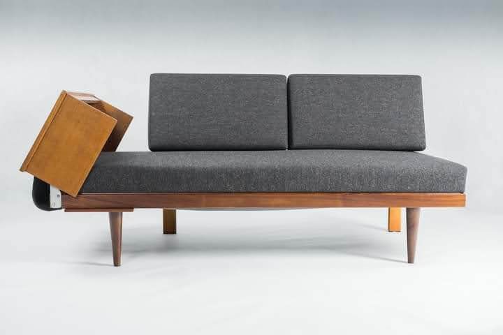 photo furniture Svanette Daybed In Teak, Scandinavian Mid Century 1960s