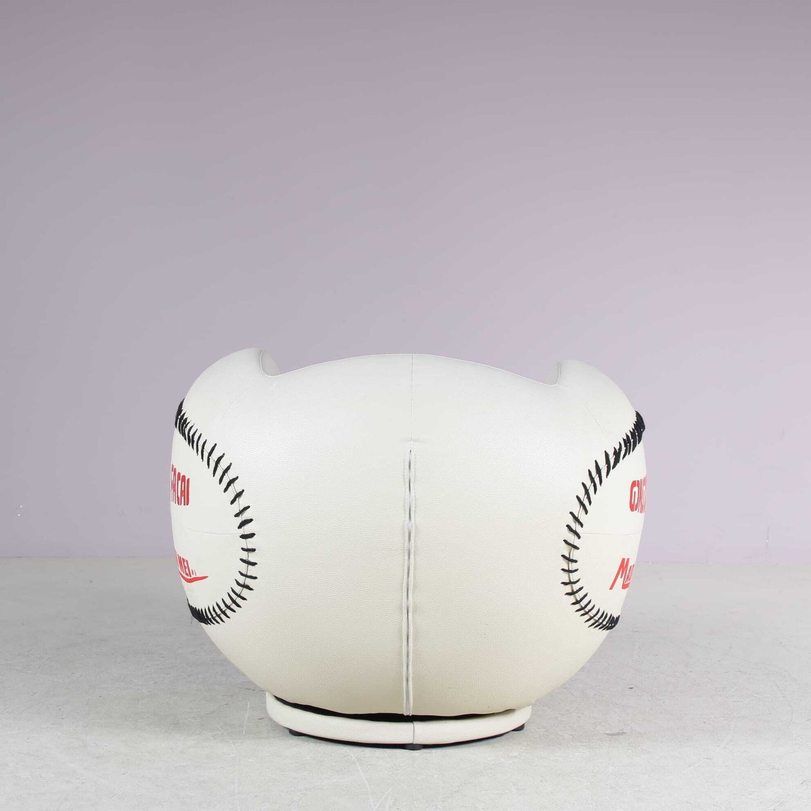 1980s Pop Art Style “Baseball” Chair From China photo vintage