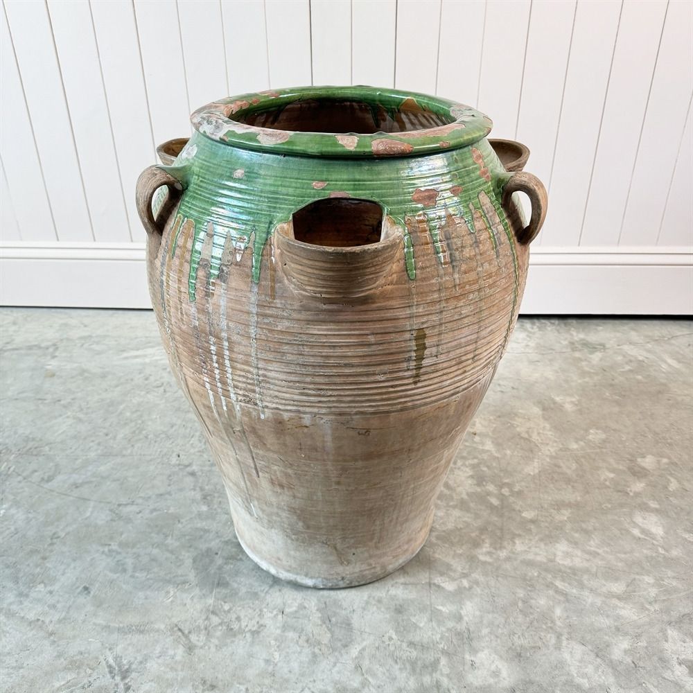 Antique Strawberry Pot, Early 20th Century photo vinterior