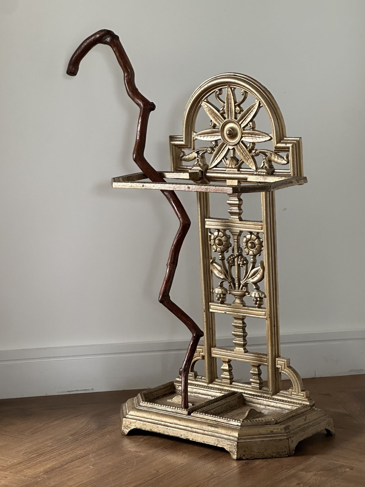 photo for sale A Falkirk Ironworks Stick Stand In The Manner Of Christopher Dresser, Fourth Quarter 19th Century