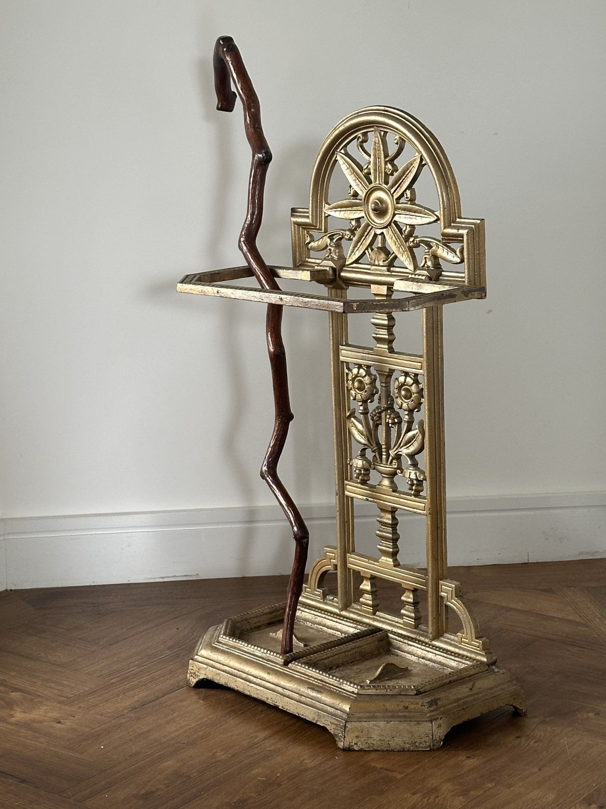 A Falkirk Ironworks Stick Stand In The Manner Of Christopher Dresser, Fourth Quarter 19th Century photo for sale