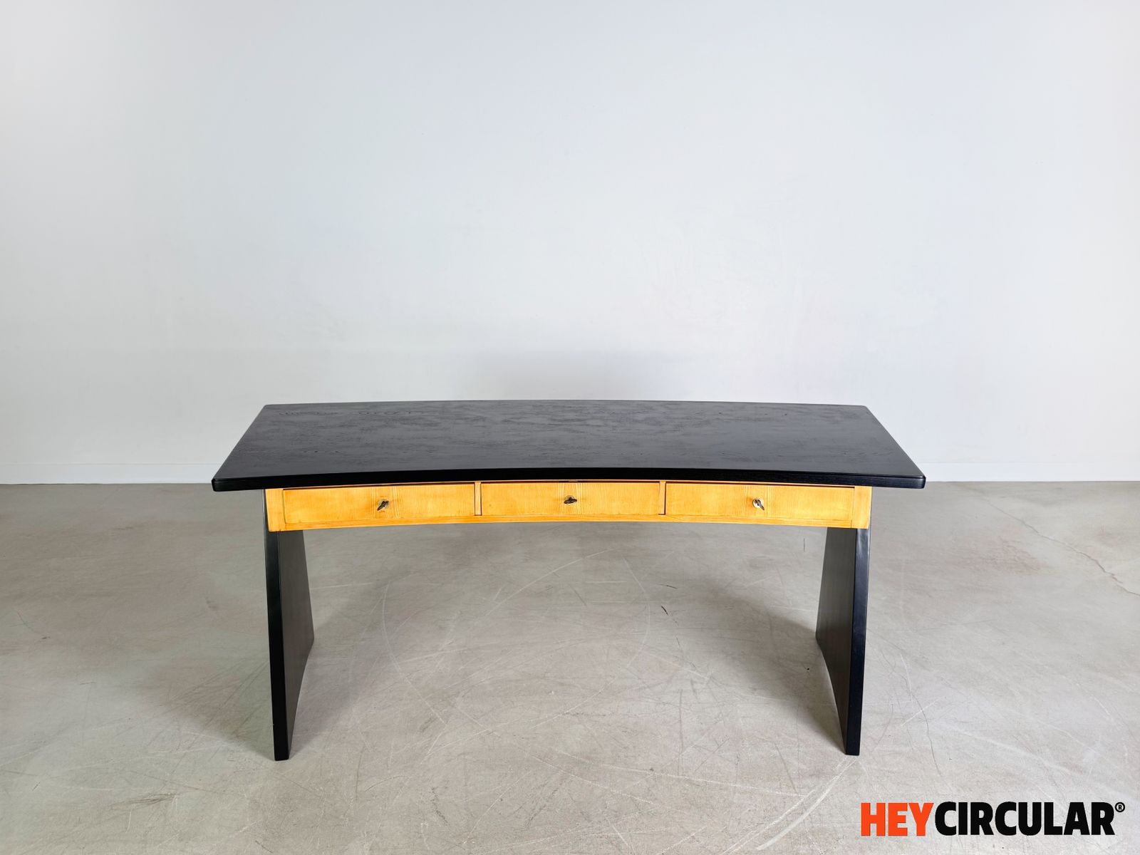 Erich Stratmann Chef Desk Elm Wood 1950 photo buy