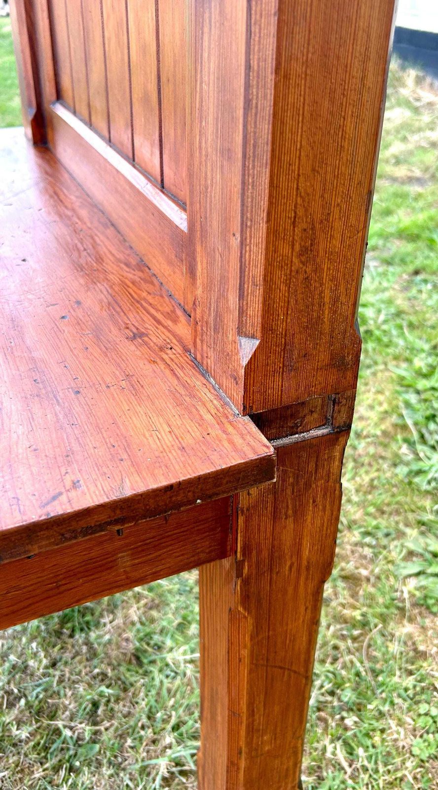 photo furniture Large Pitch Pine Gothic Antique Chapel Church Chairs Vintage Altar Industrial Retro Kitchen Dining Old Wooden Wedding Armchair