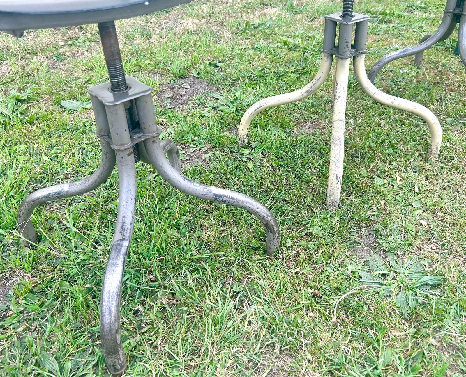 5 Available Industrial Tansad Swivel Office Chair Metal Vintage Retro Antique Machinist Desk School Decor Bar Factory photo buy