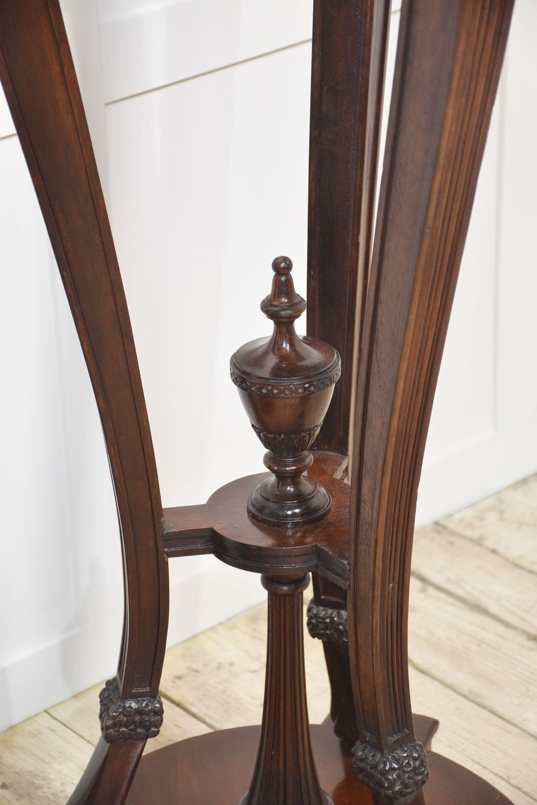 Pair Of Carved Mahogany Stands photo 2814.0