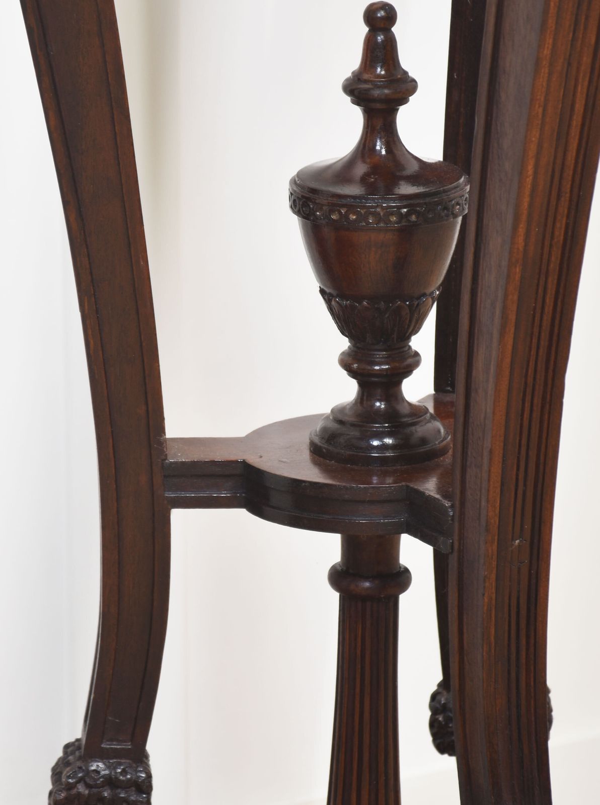 Pair Of Carved Mahogany Stands photo vinterior