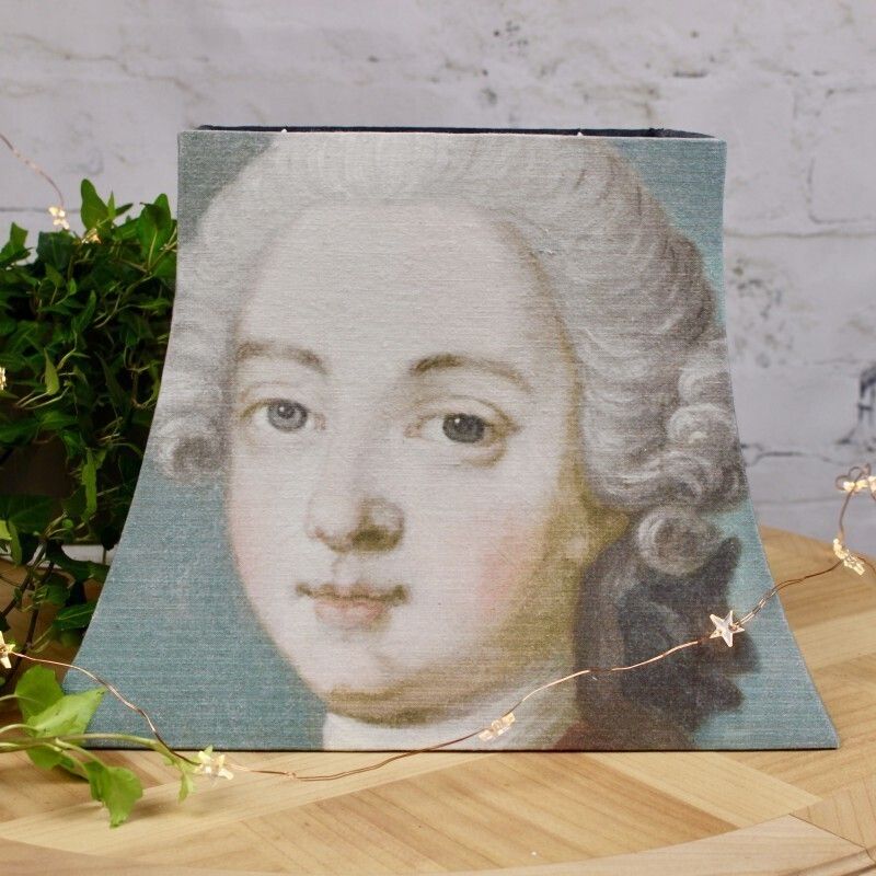 Lampshade Portrait Gentleman From The 18th Century photo for sale