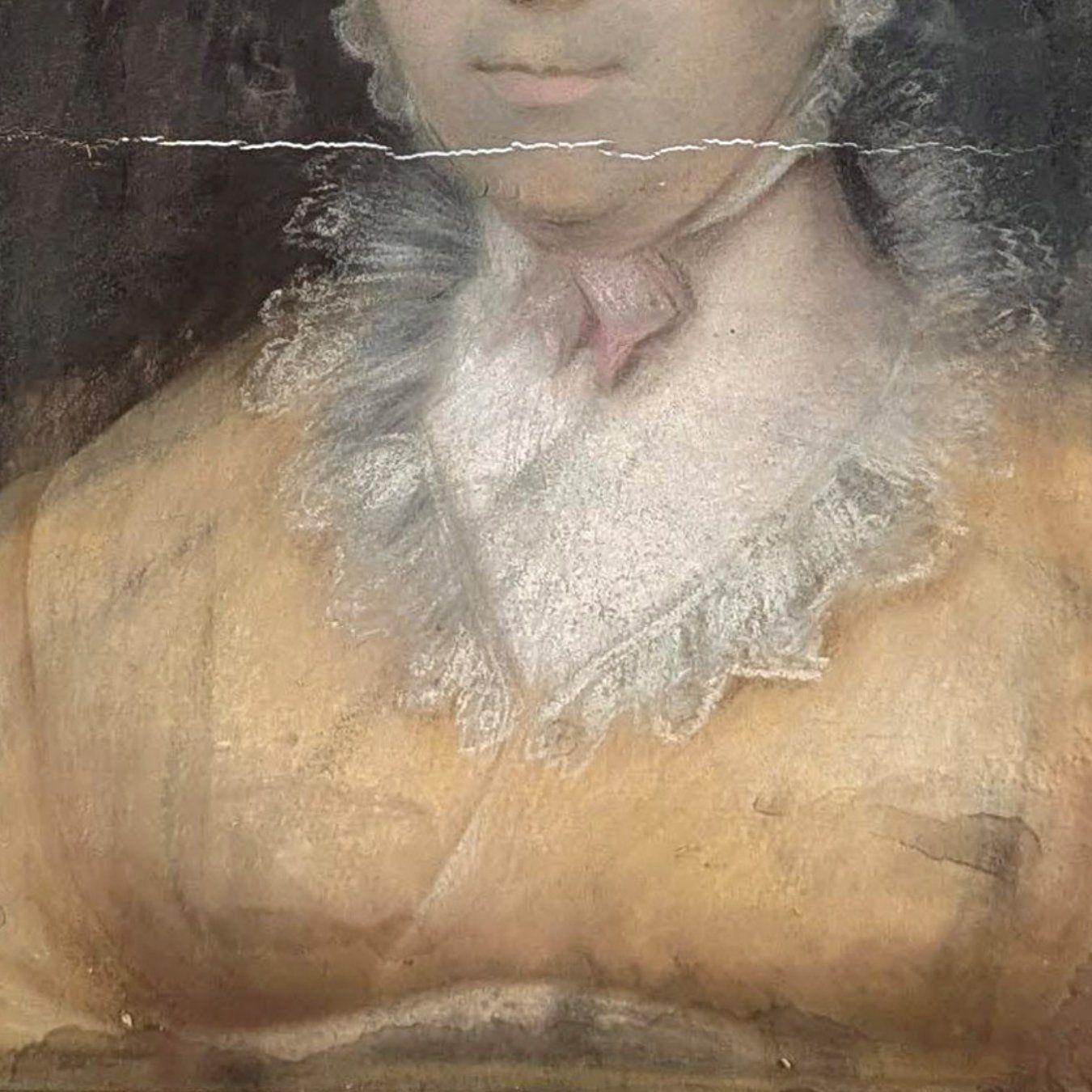 Pastel Portrait Of A Woman From The Early 19th Century photo for sale