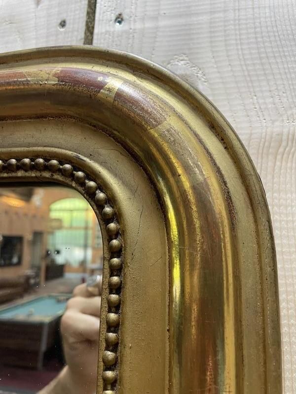 Miroir époque Louis Philippe à La Feuille D'or 80x60 Cm photo furniture