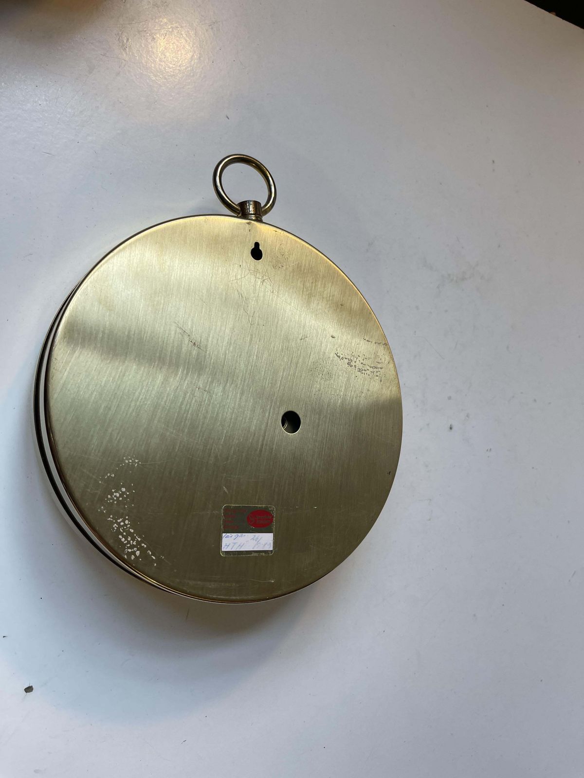 Vintage Brass Barometer By Barigo Germany, 1980s photo 251.0