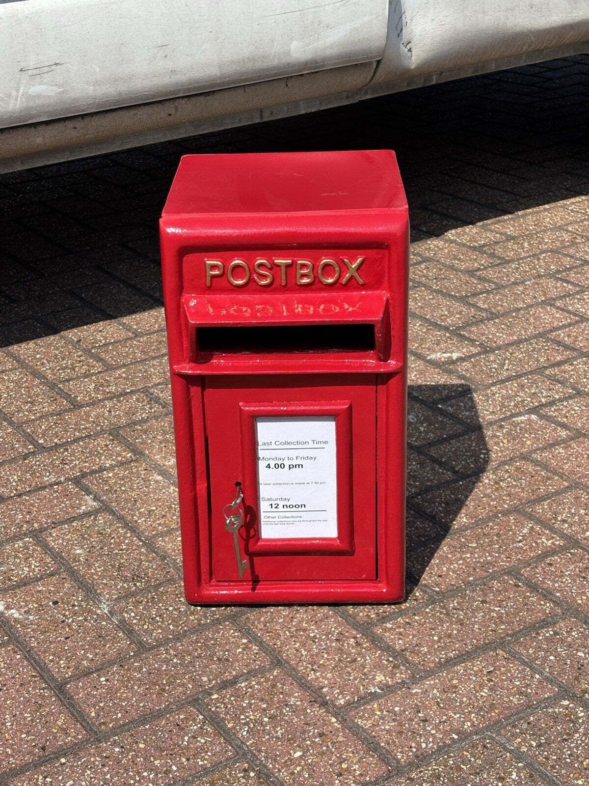 Post Box. Finished In A Bright Red, Comes With 2 Keys. photo for sale