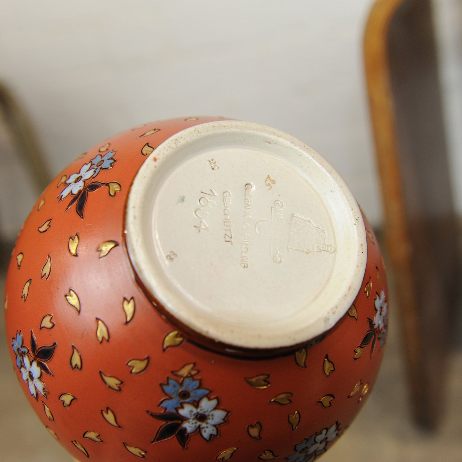 Pair Of Large Vases By Villeroy & Boch Mettlac, 1889, Set Of 2 photo Home Decor