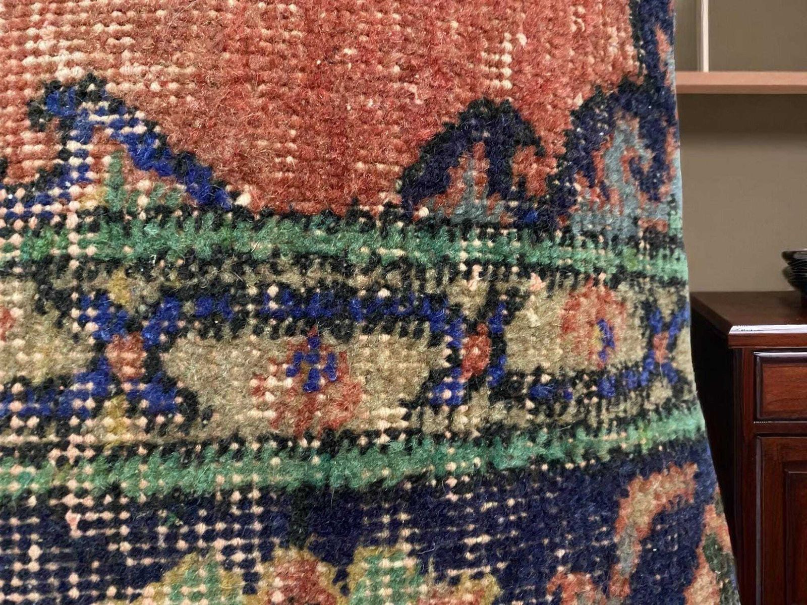 Hand Made Kilim Faced Cushion 16 X 16 Inches, Anatolian Kilim Pillow, Handmade Cushion Cover, Turkish Decor, Home Decor Accent photo Textiles