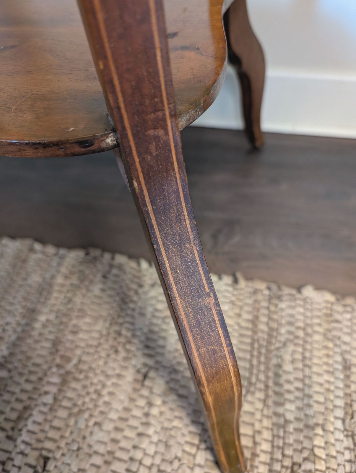 photo furniture French Style Kidney Occasional Table With Angelic Inlay Marquetry Top   Limited Time Offer!