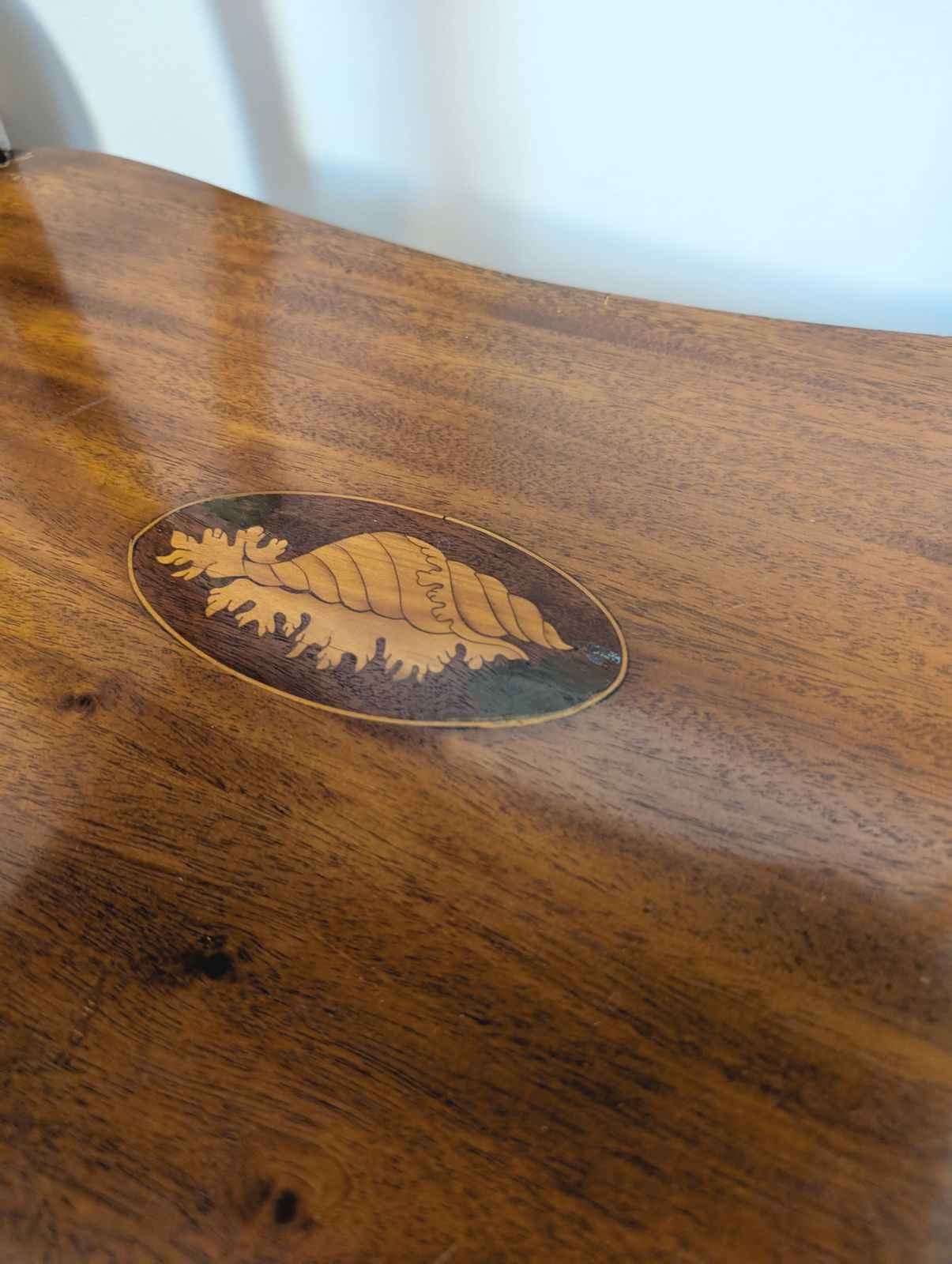 French Style Kidney Occasional Table With Angelic Inlay Marquetry Top   Limited Time Offer! photo vinterior