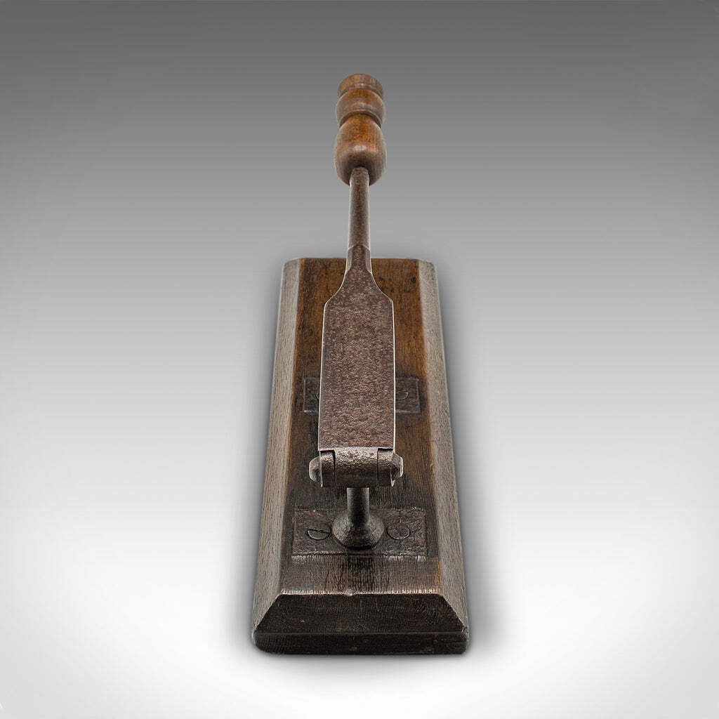 Antique Apothecary Cork Compressor, English, Oak, Wine Bottle, Press, Georgian photo buy
