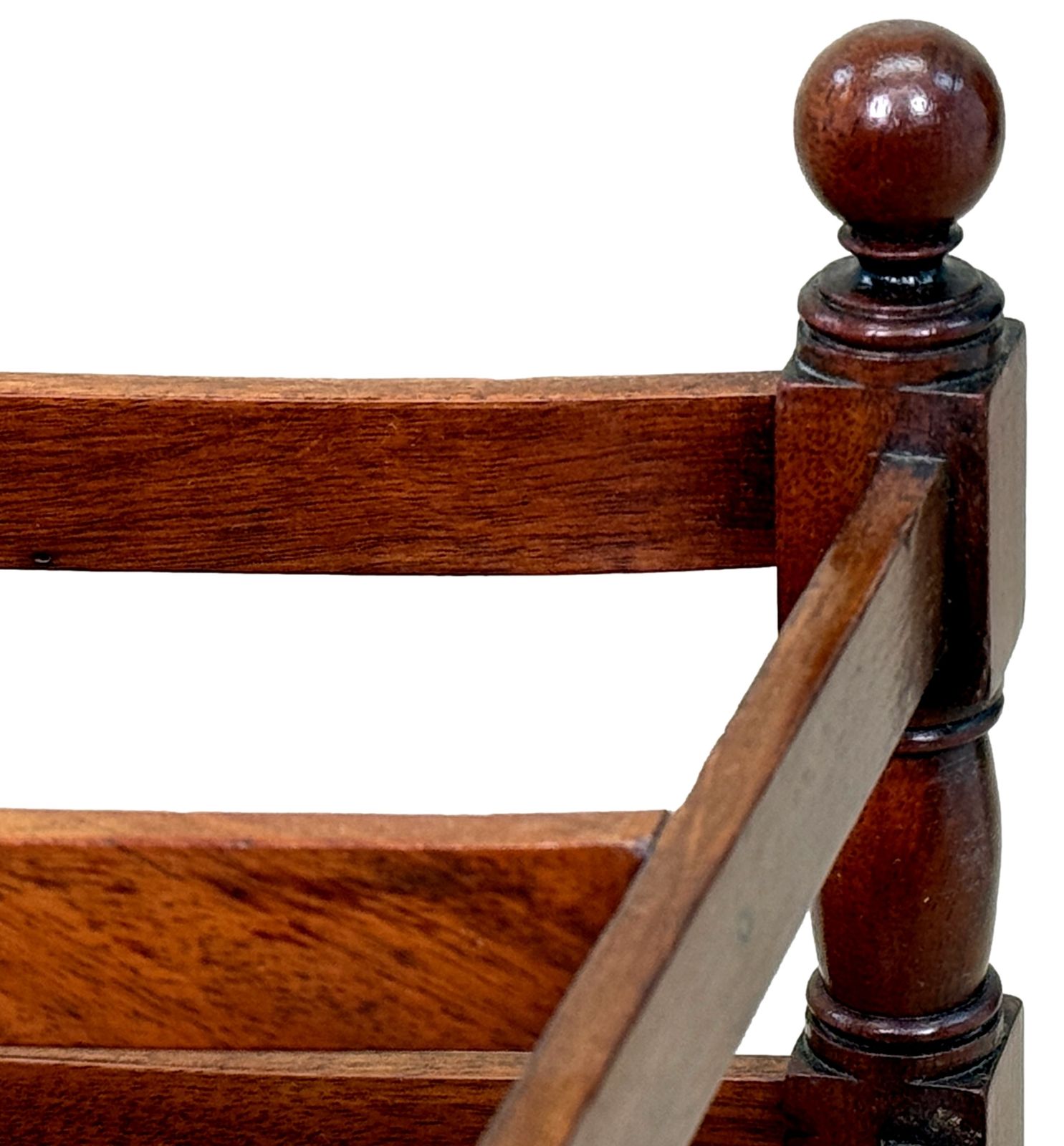 Regency Mahogany Boat Shaped Canterbury (England, Circa 1820) photo buy