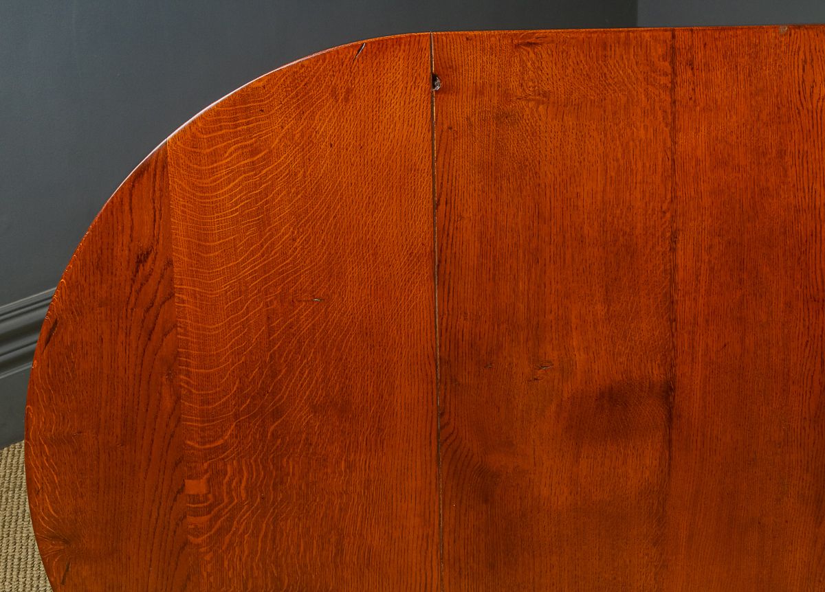 1850.0 17th Century Style 8ft 3” Oak Farmhouse Kitchen Dining Refectory Serving Table (Circa 1980) photo
