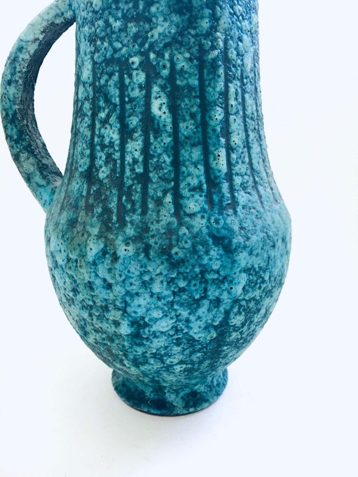 Art Ceramics Sgraffito Handvaatvaas Van Alvino Bagni Voor Raymor, Italië, Ca. Jaren 1960 photo vinterior