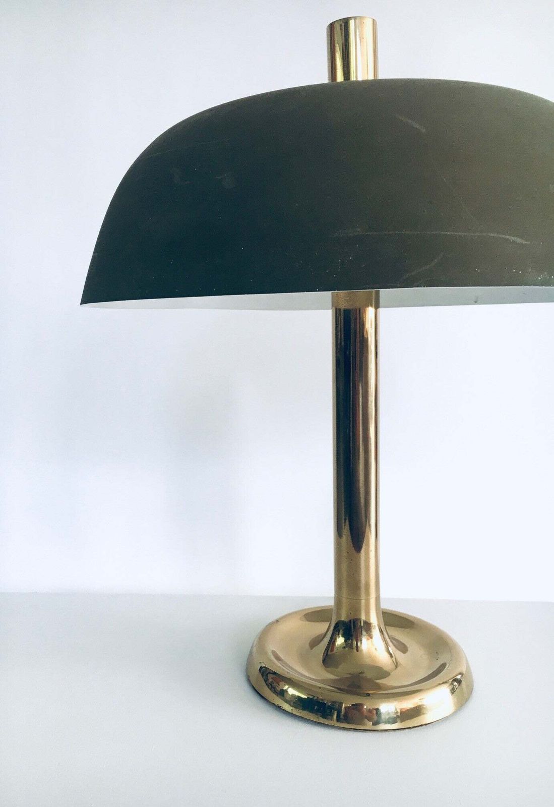 Midcentury Modern Design Mushroom Table Lamp Model 7377 By Egon Hillebrand, Germany 1970's photo vinterior