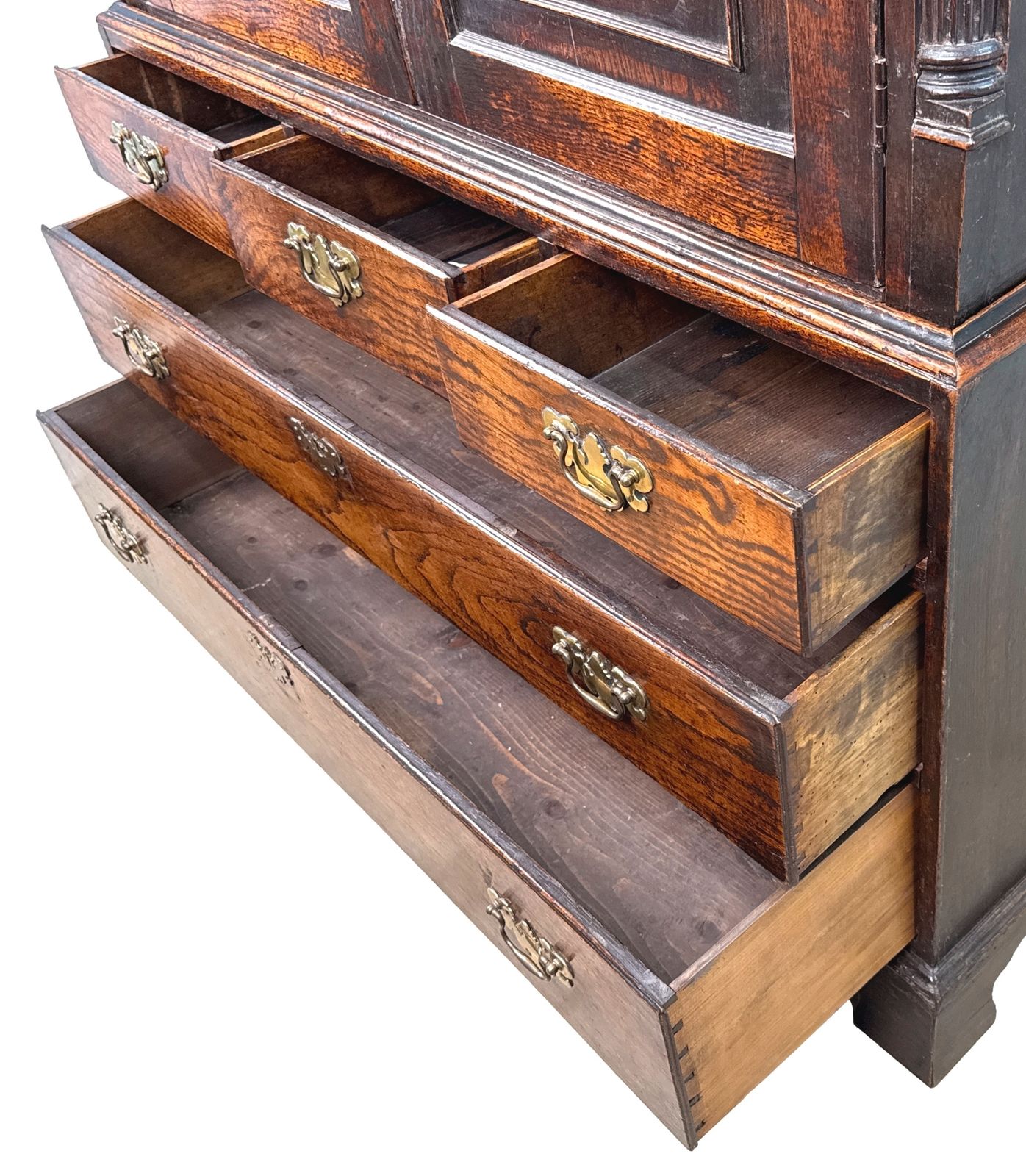 photo for sale Georgian 18th Century Oak Press Cupboard (England, Circa 1750)