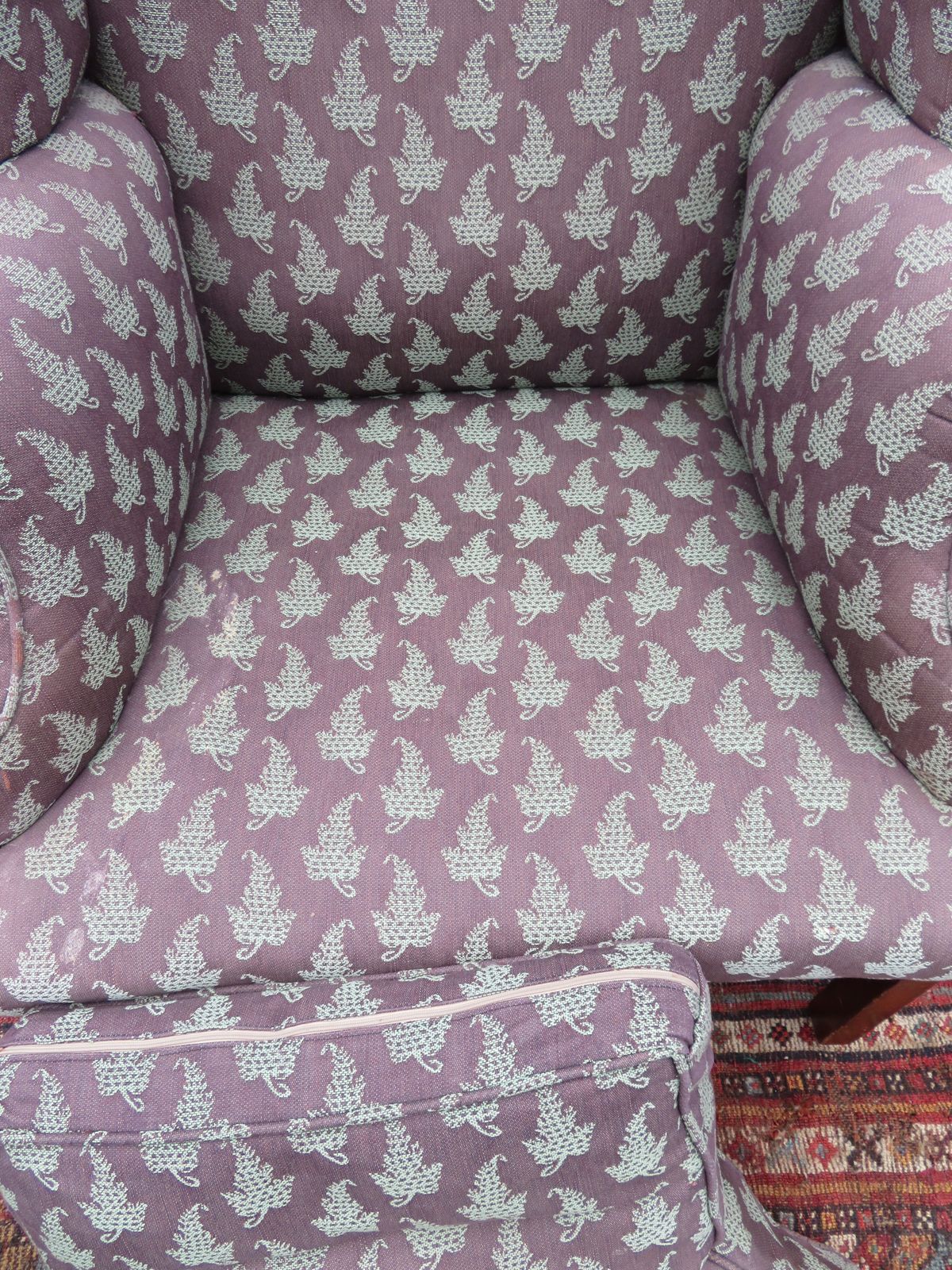 Howard And Sons Duke Style Armchair. photo vintage