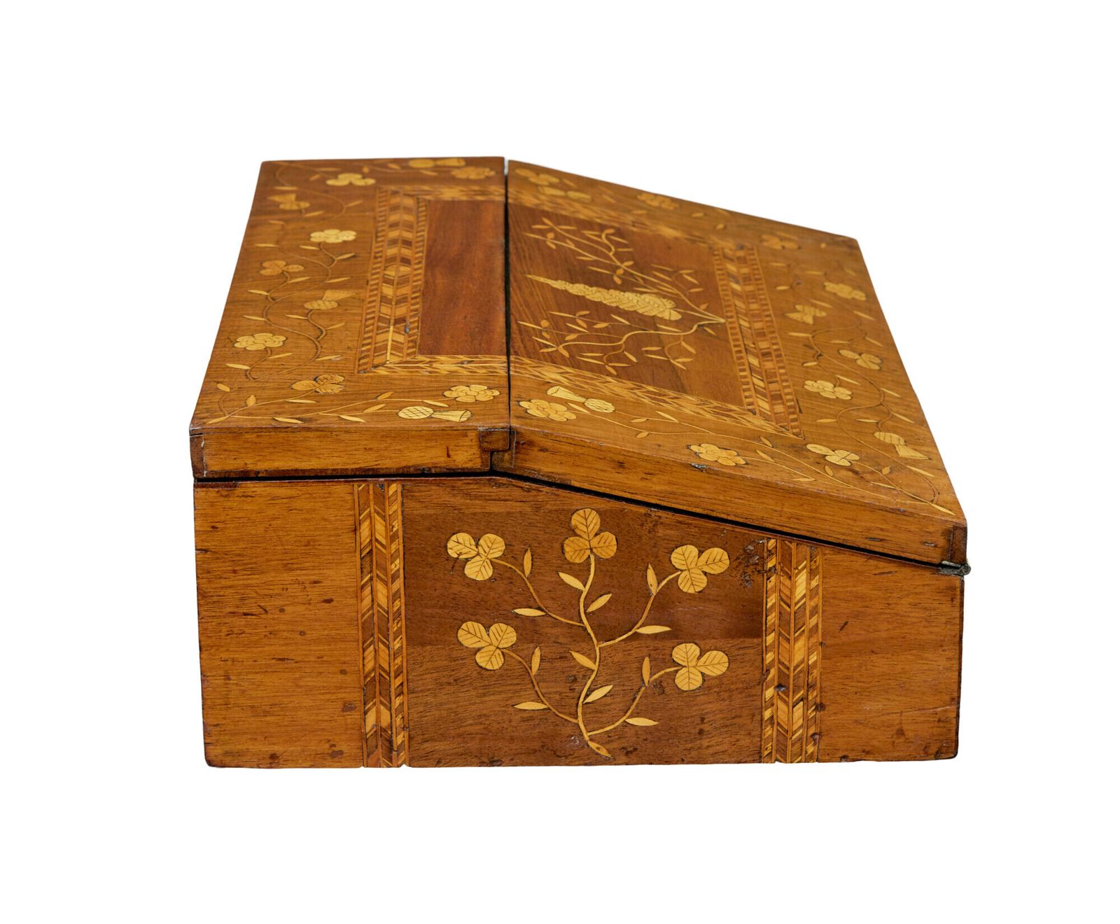 19th Century Inlaid Irish Killarney Writing Slope photo 1375.0