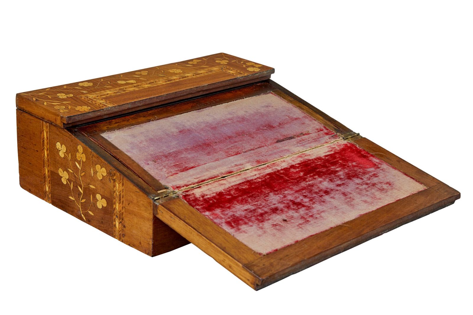 photo furniture 19th Century Inlaid Irish Killarney Writing Slope
