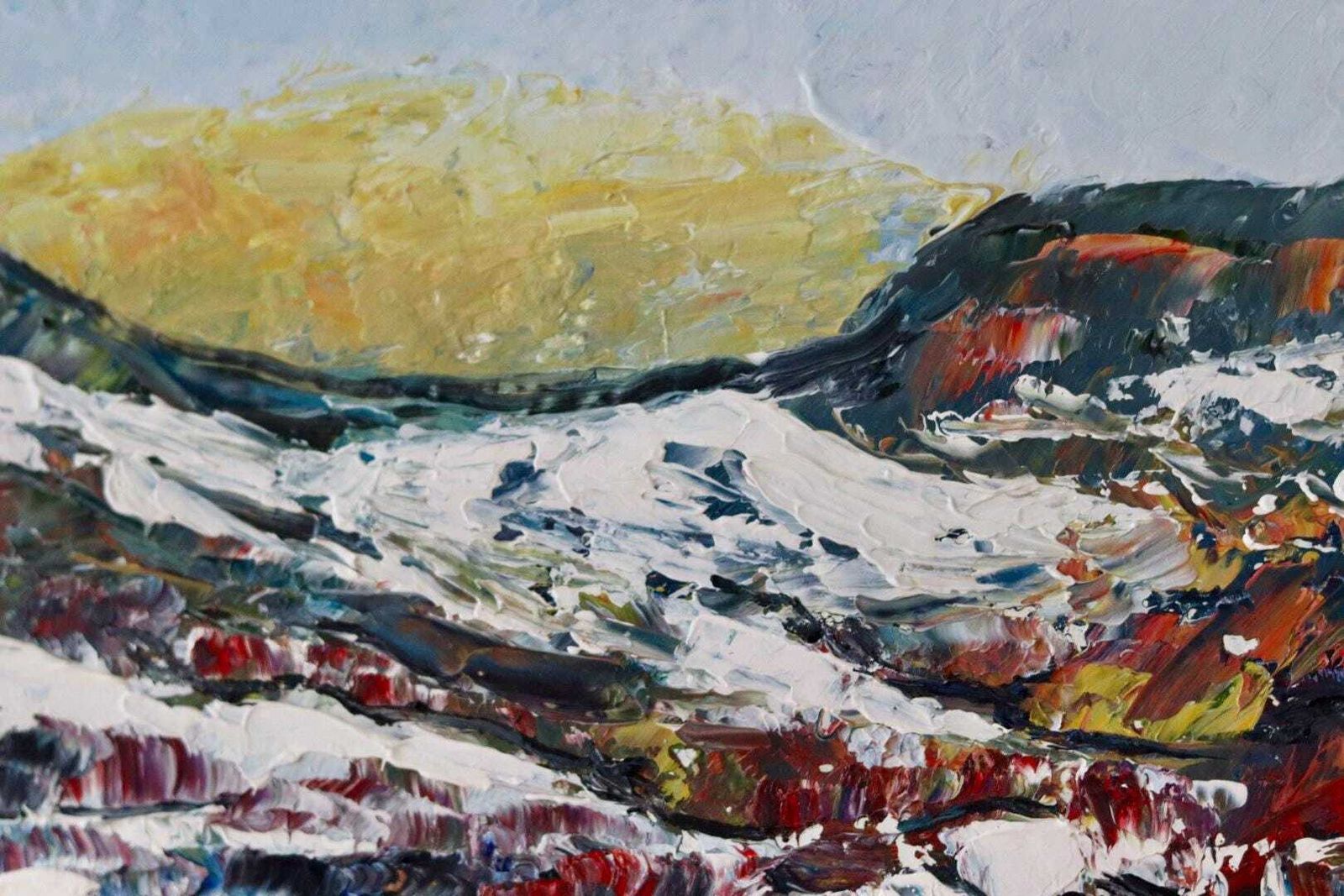 Swedish Oil Painting "Uddevalla 1995" By Veikko Kangas   Vintage, Framed | 36 X 26 Cm / 14.2 X 10.2 In photo buy