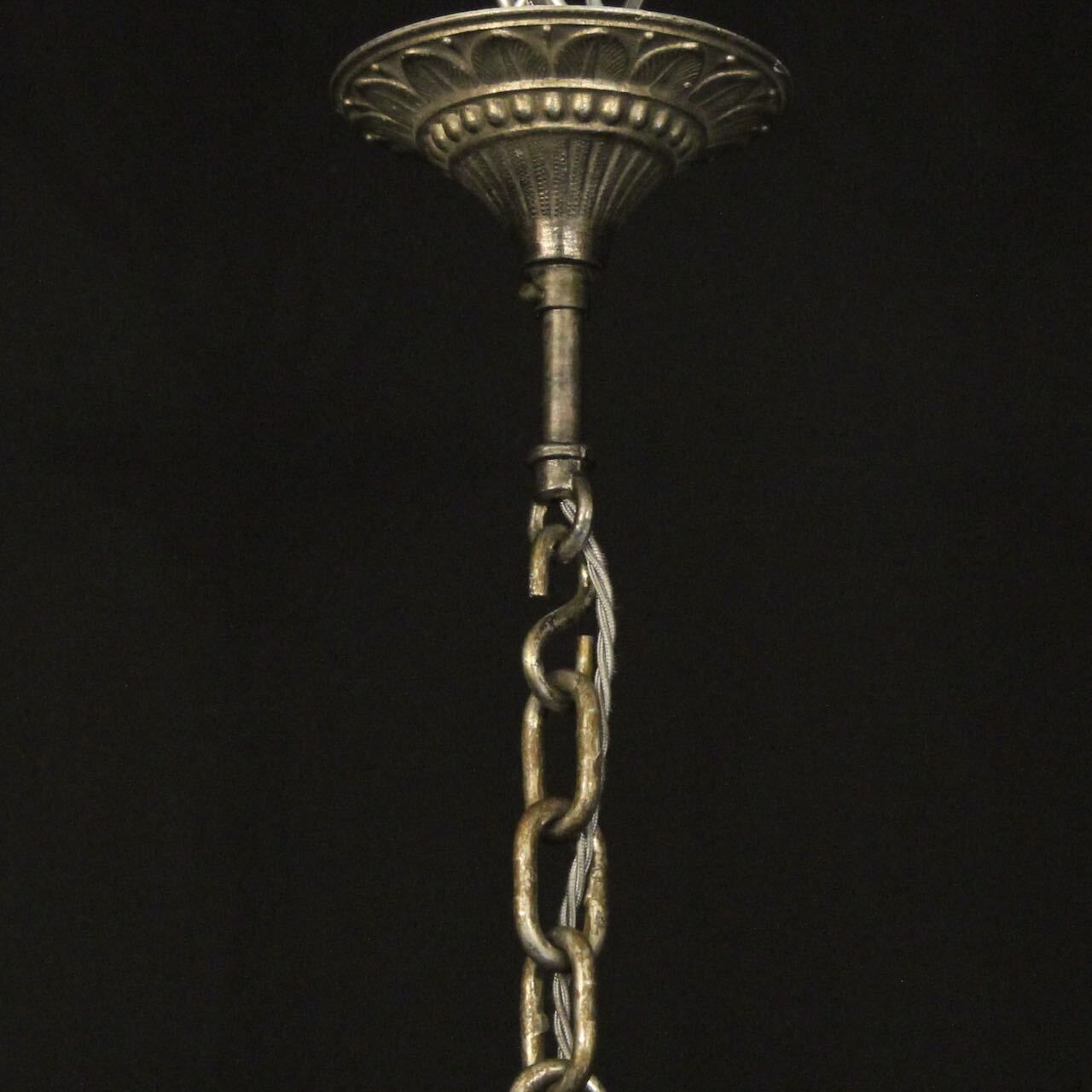 English Silver Gilded Bronze 15 Light Chandelier photo buy
