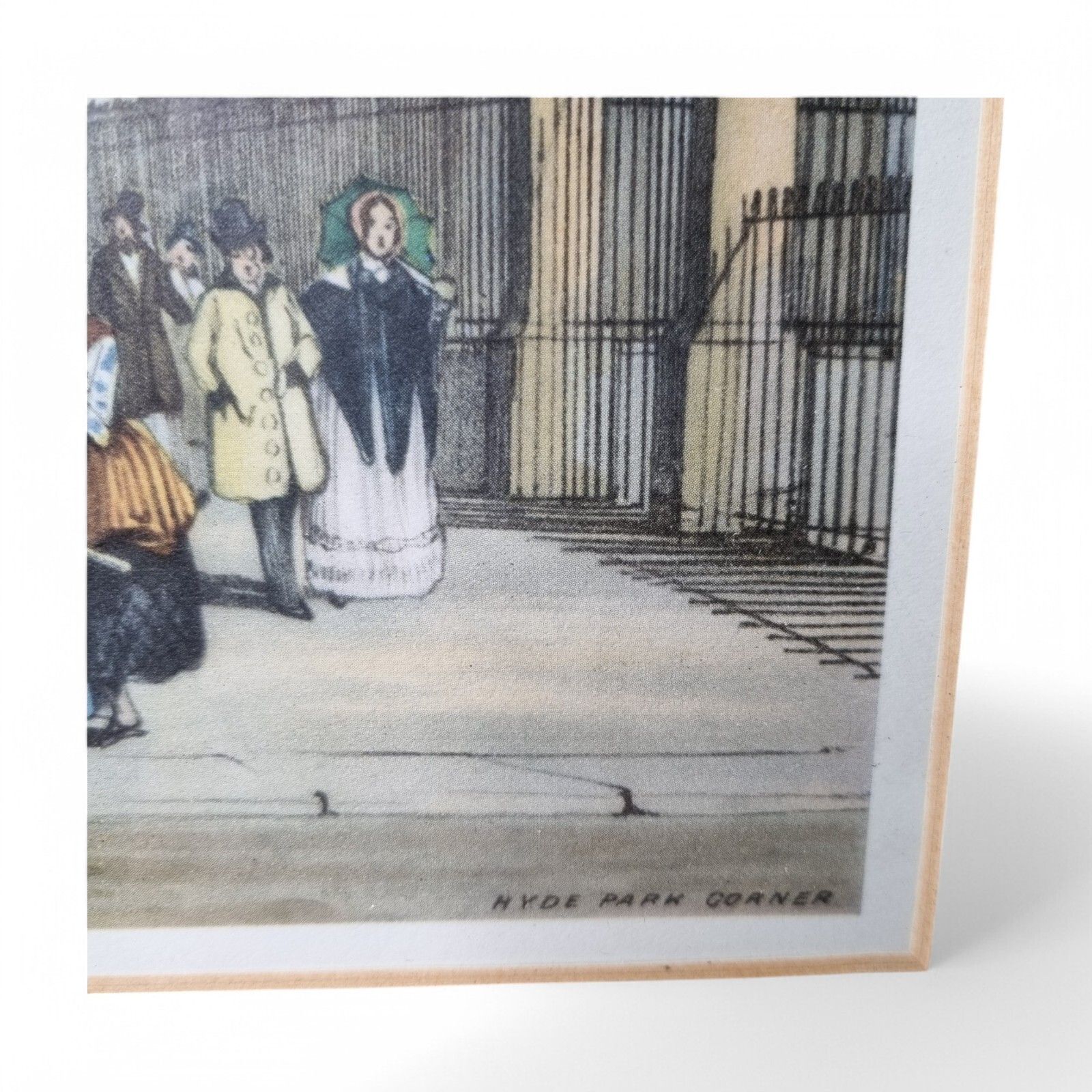 Thomas Shotter Boys 'Hyde Park' 19th Century Lithographs Hand Colouring Wall Art photo for sale