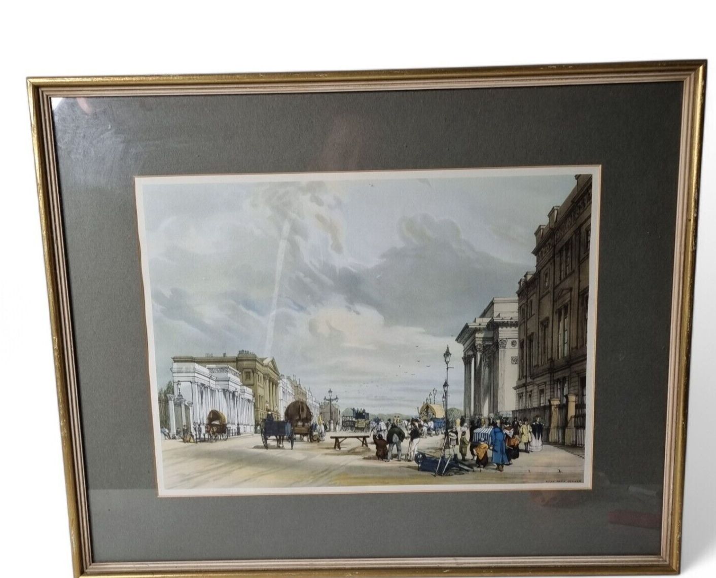 Thomas Shotter Boys 'Hyde Park' 19th Century Lithographs Hand Colouring Wall Art photo Art