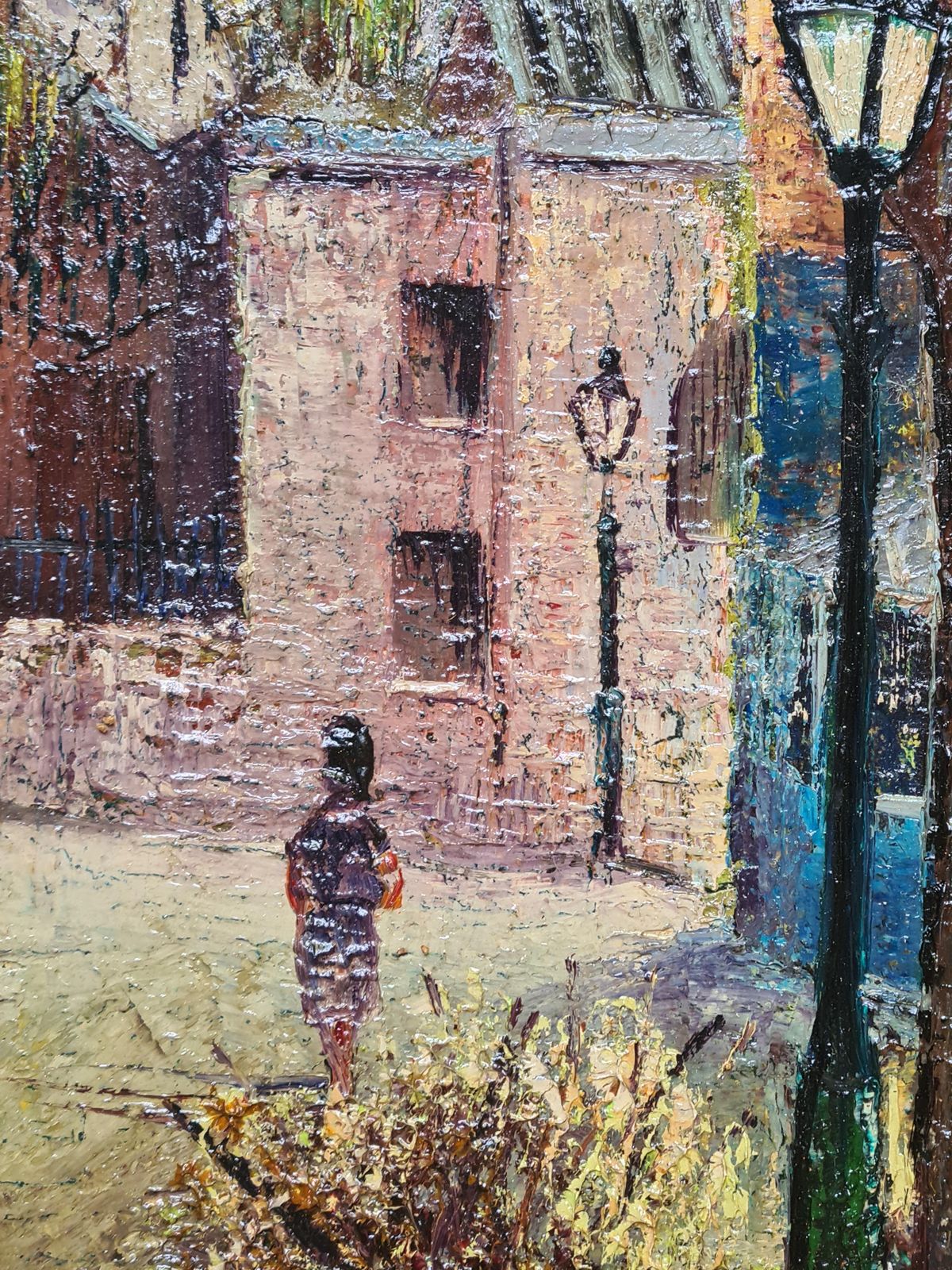 photo for sale Augustin Francois Guille Aka Archiguille, Paris School Cityscape, Circle Of Maurice Utrillo, La Mère Catherine Montmartre (1960)