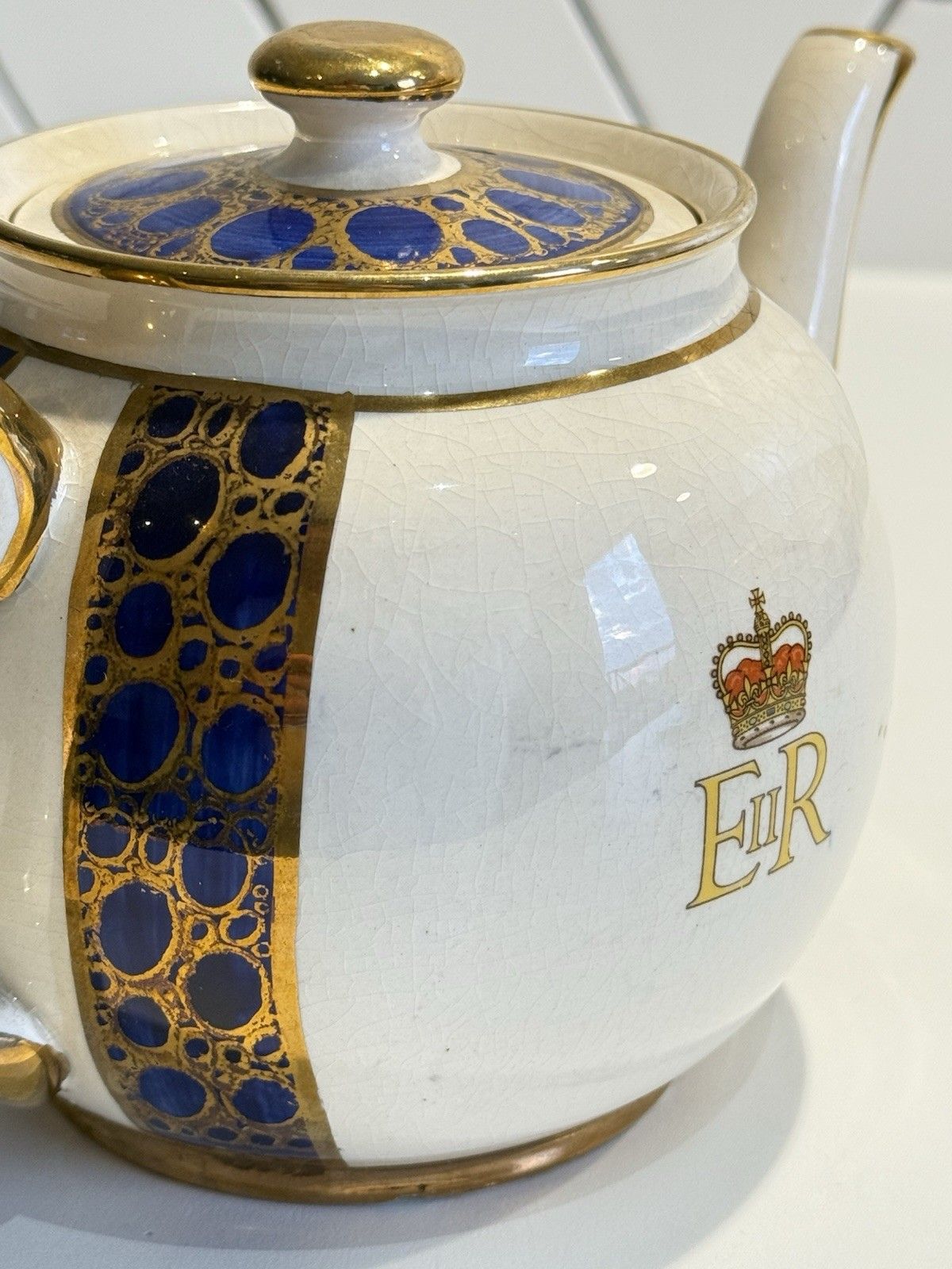 photo furniture Rare Queen Elizabeth II Coronation 1953 British Teapot 9" Ringtons Collectible