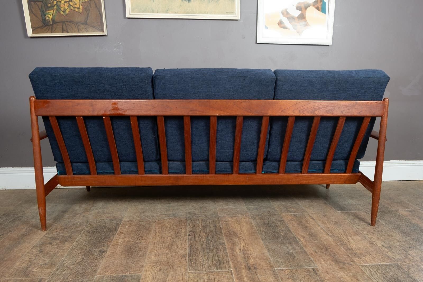 Vintage Danish Grete Jalk France And Sons 3 Seater Sofa photo vintage