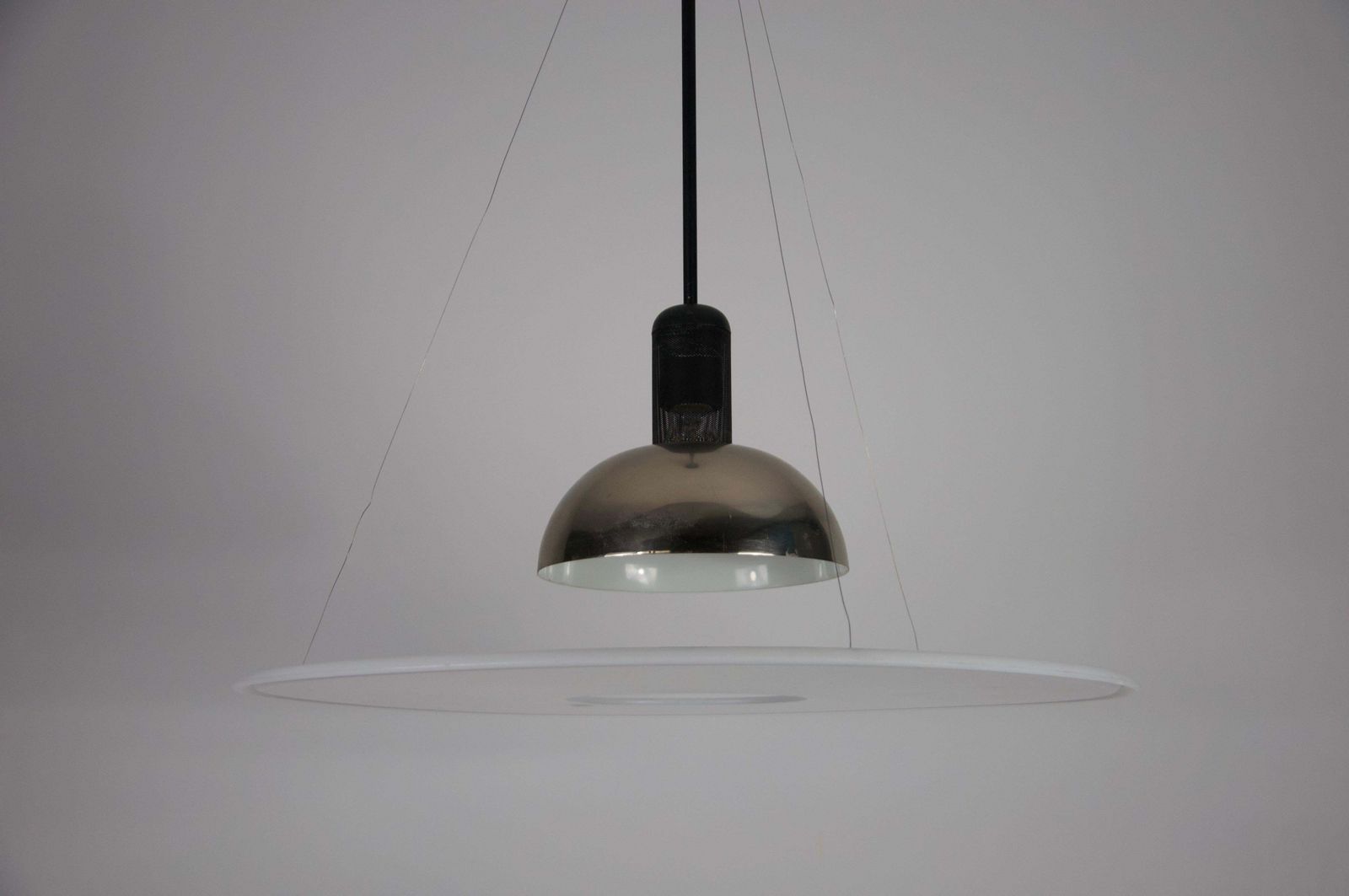 Italian Frisbi 850 Pendant Lamp By Achille Castiglioni For Flos, 1970s photo buy