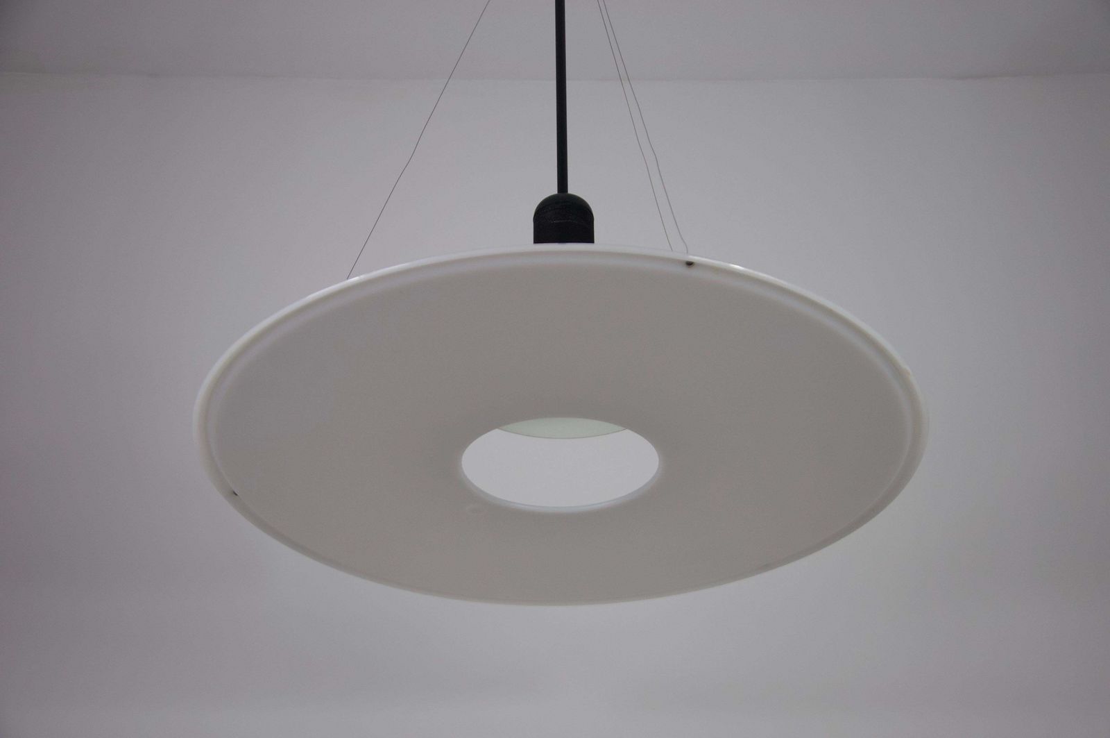 photo for sale Italian Frisbi 850 Pendant Lamp By Achille Castiglioni For Flos, 1970s