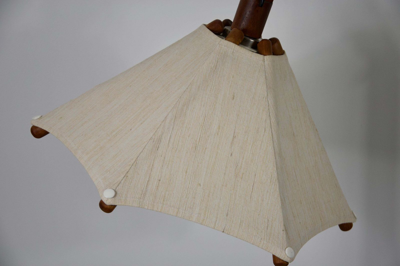 Adjustable Midcentury Wooden Floor Lamp By Domus, 1960s photo vintage
