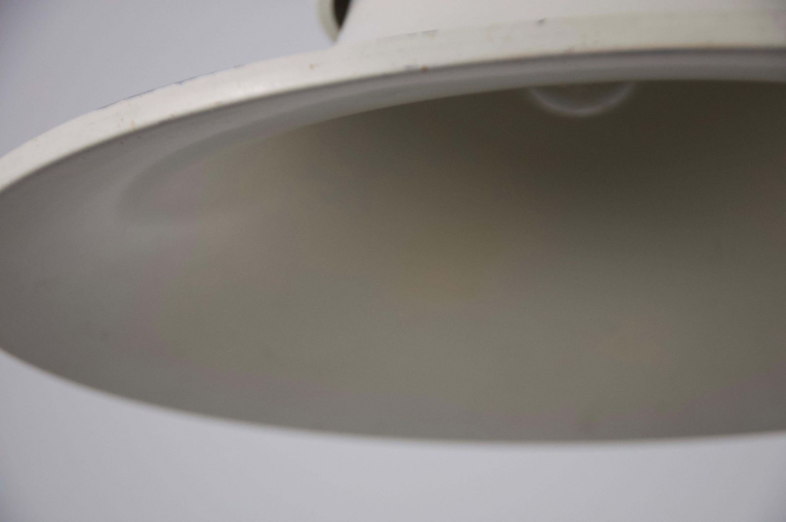 photo buy White Metal Hanging Lamp By Joe Colombo Stilnovo, Italy, 1950s