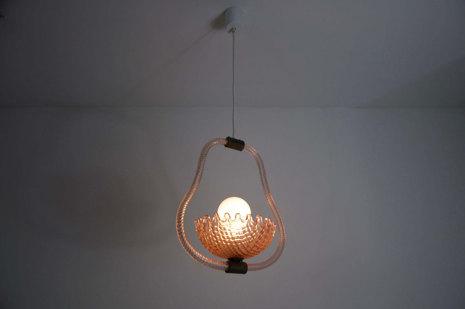 Murano Glass Chandelier By Barovier & Toso, Italy, 1940s photo furniture